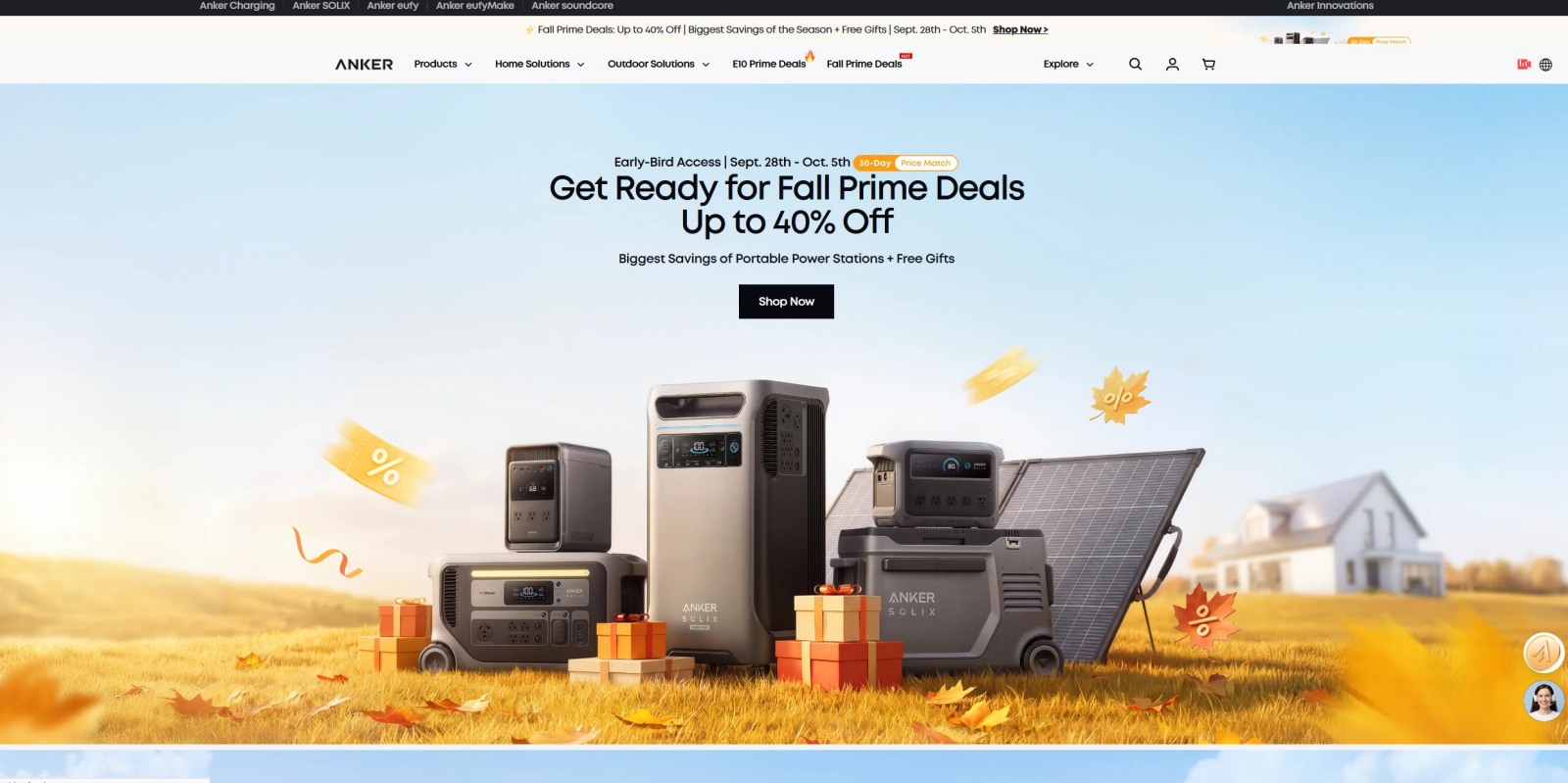Anker SOLIX portable power stations solar panels and home energy systems