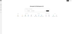 Genspark AI workspace for research presentations documents data analysis and productivity