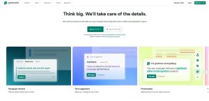 Grammarly AI writing assistant and grammar checker