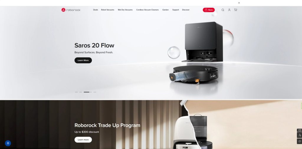 Roborock robot vacuums wet dry vacuums and smart cleaning products